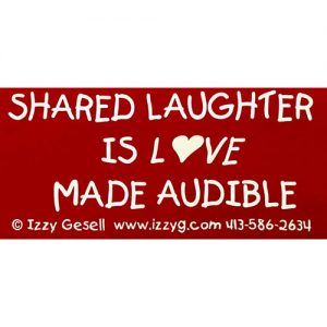 Shared Laughter Bumper Sticker
